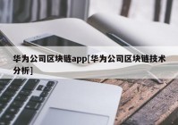 华为公司区块链app[华为公司区块链技术分析]